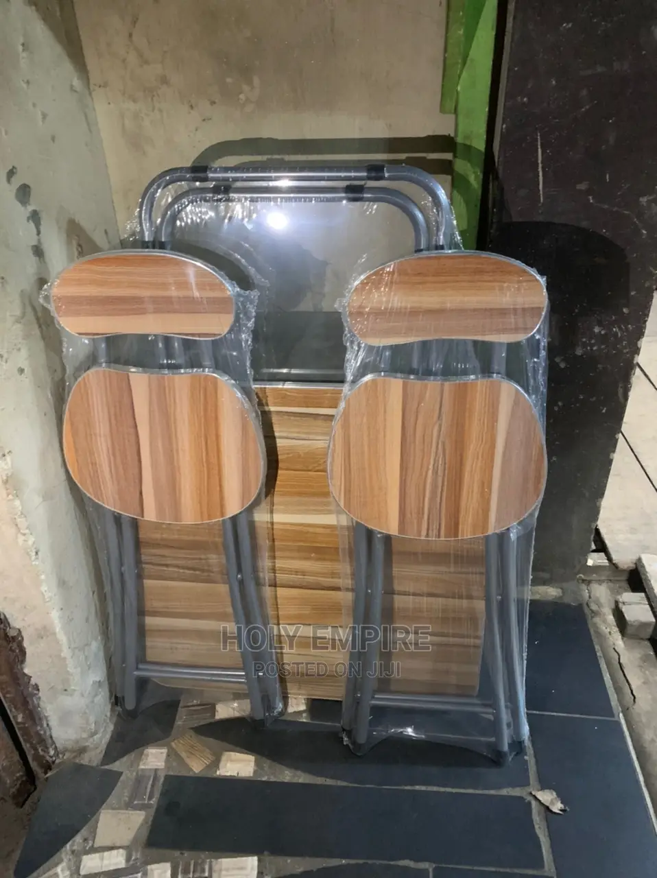Foldable Reading/ Laptop Table Chair With 2 Chairs
