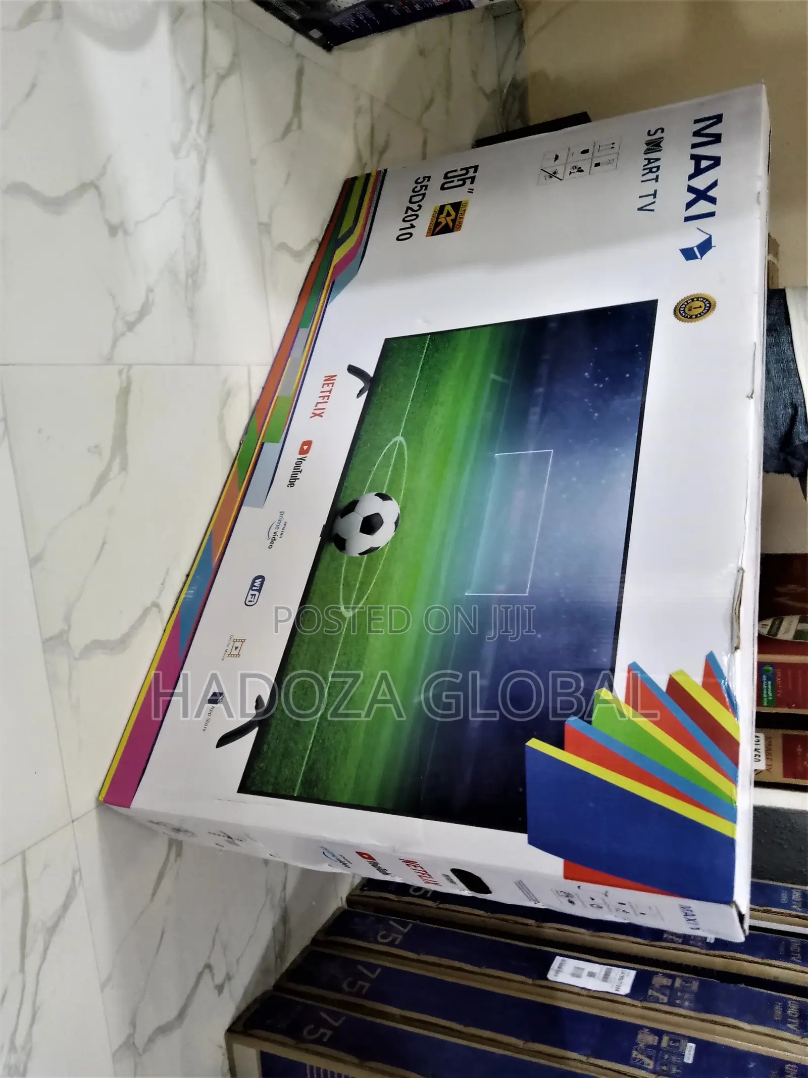 Maxi 55'' UHD Smart Tv ,Av ,Netflix ,Youtube .