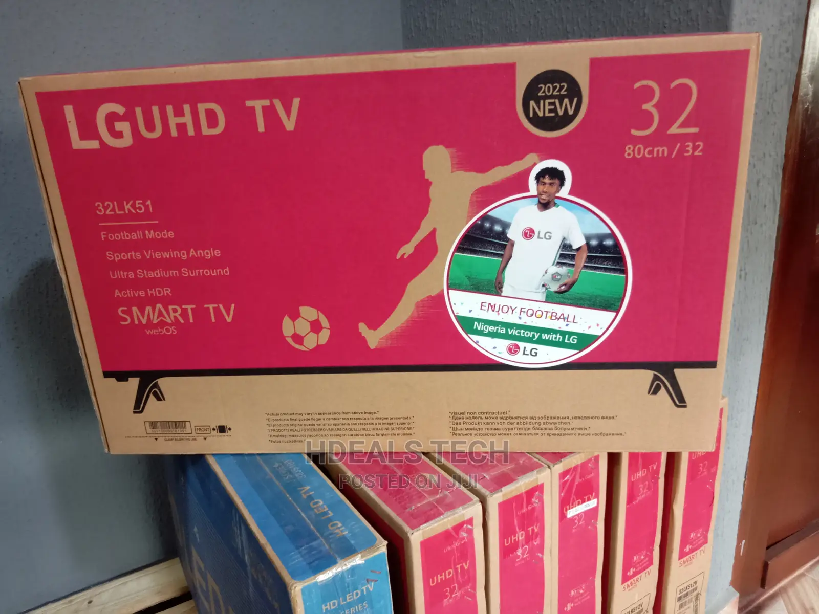 New LG 32-Inch Digital UHD Smart TV, 32LK51.
