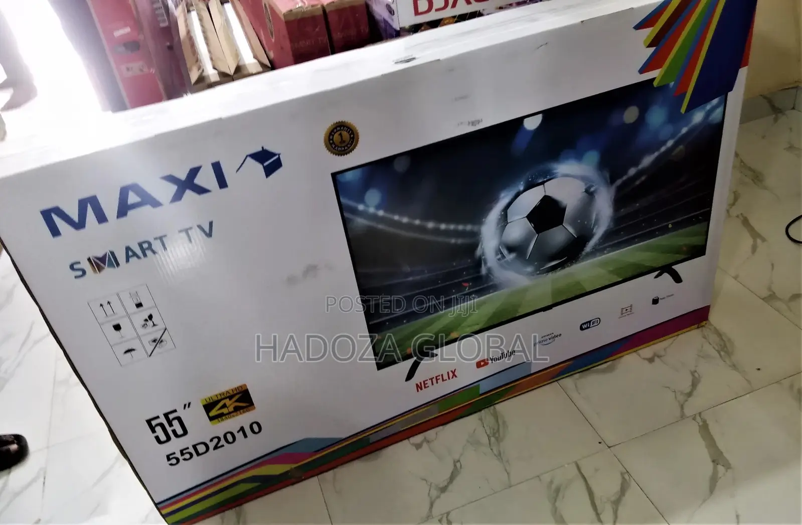 Maxi 55'' Uhd Smart Wireless LED TV