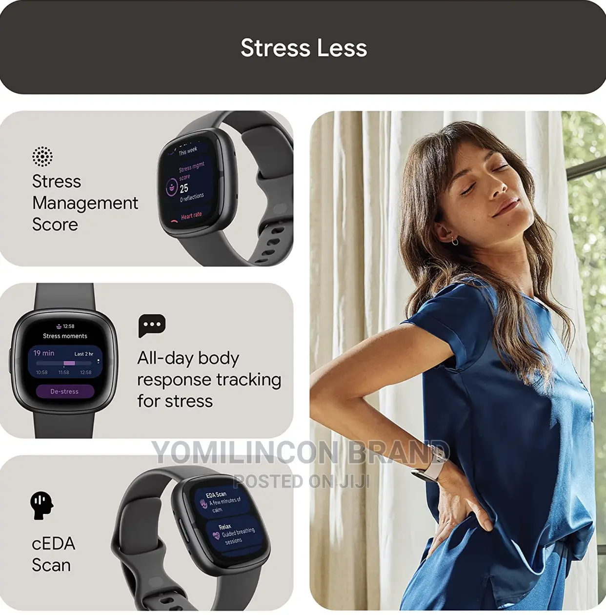 Fitbit Sense 2 Advanced Health and Fitness Smartwatch