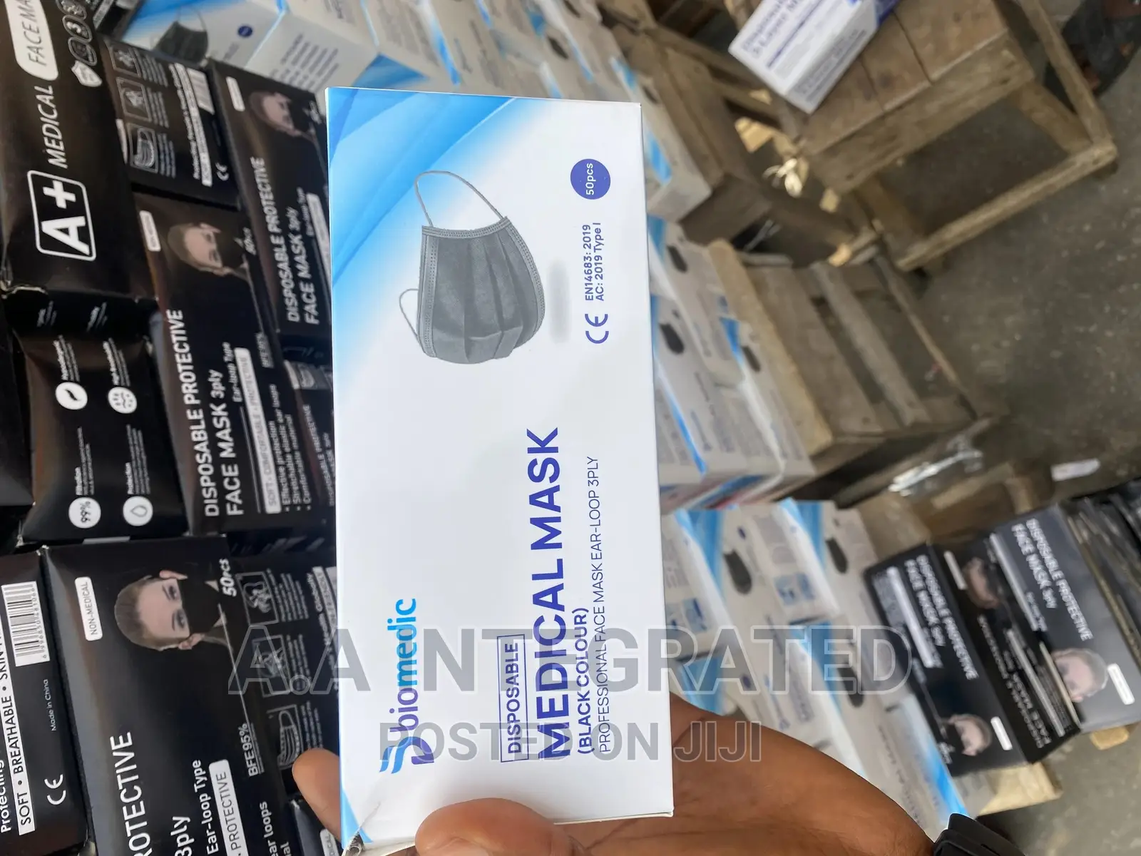 Medical Face Masks Black