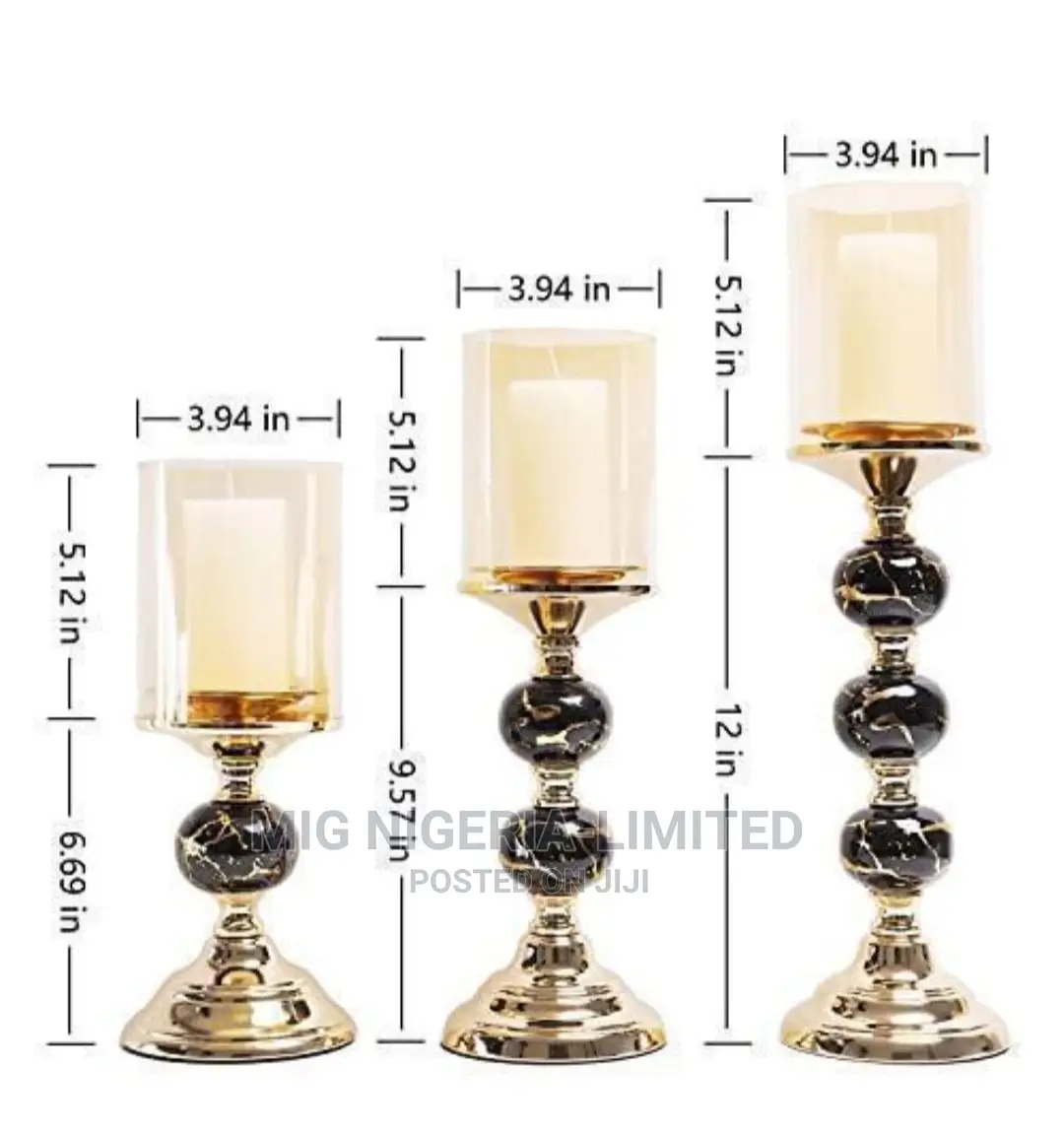 Sets of 3pcs Candle Stand Home,Party Decorative Table Stand