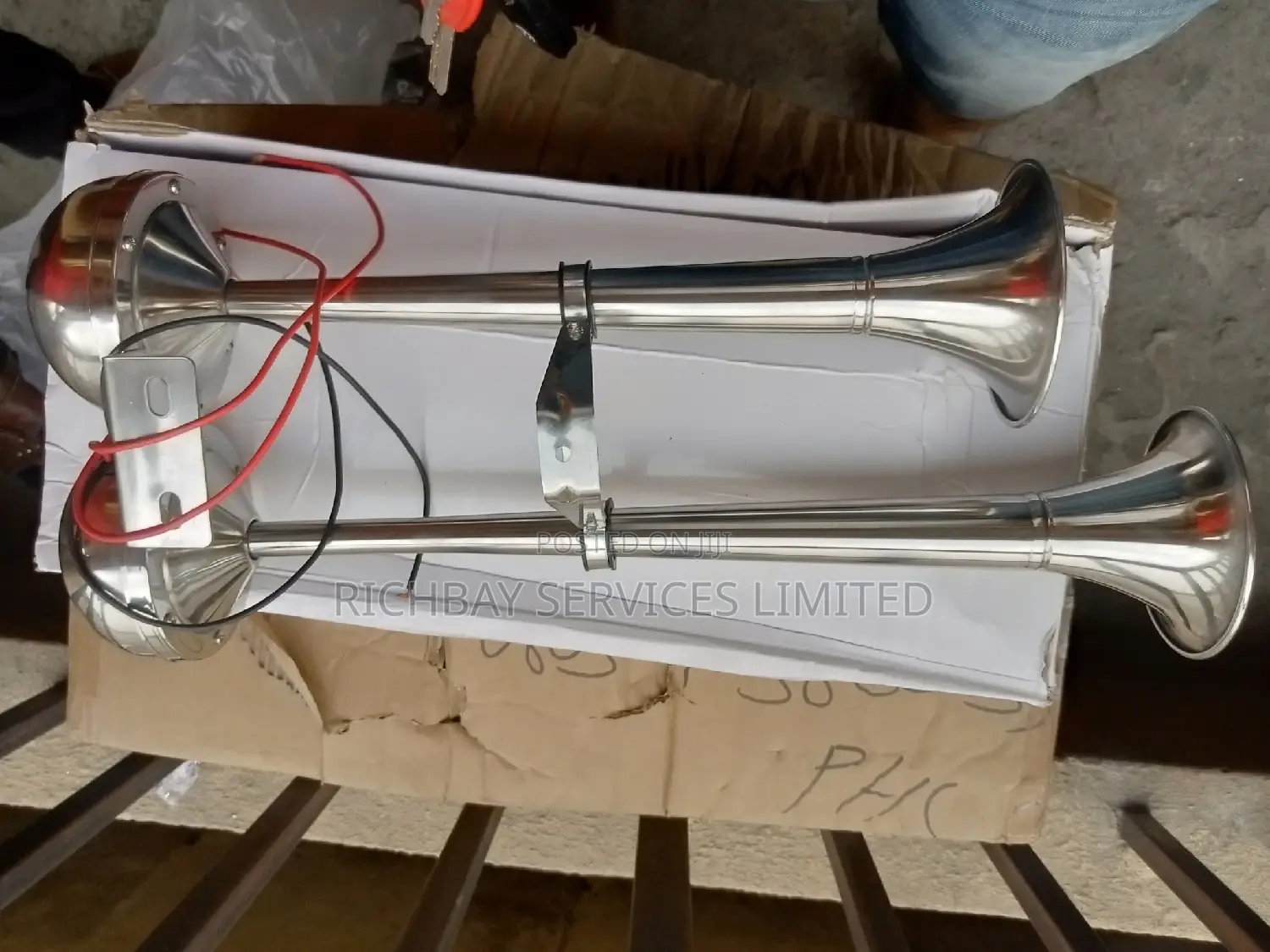 24V Horn Marine Boat/ Truck Dual Stainless Steel Horn