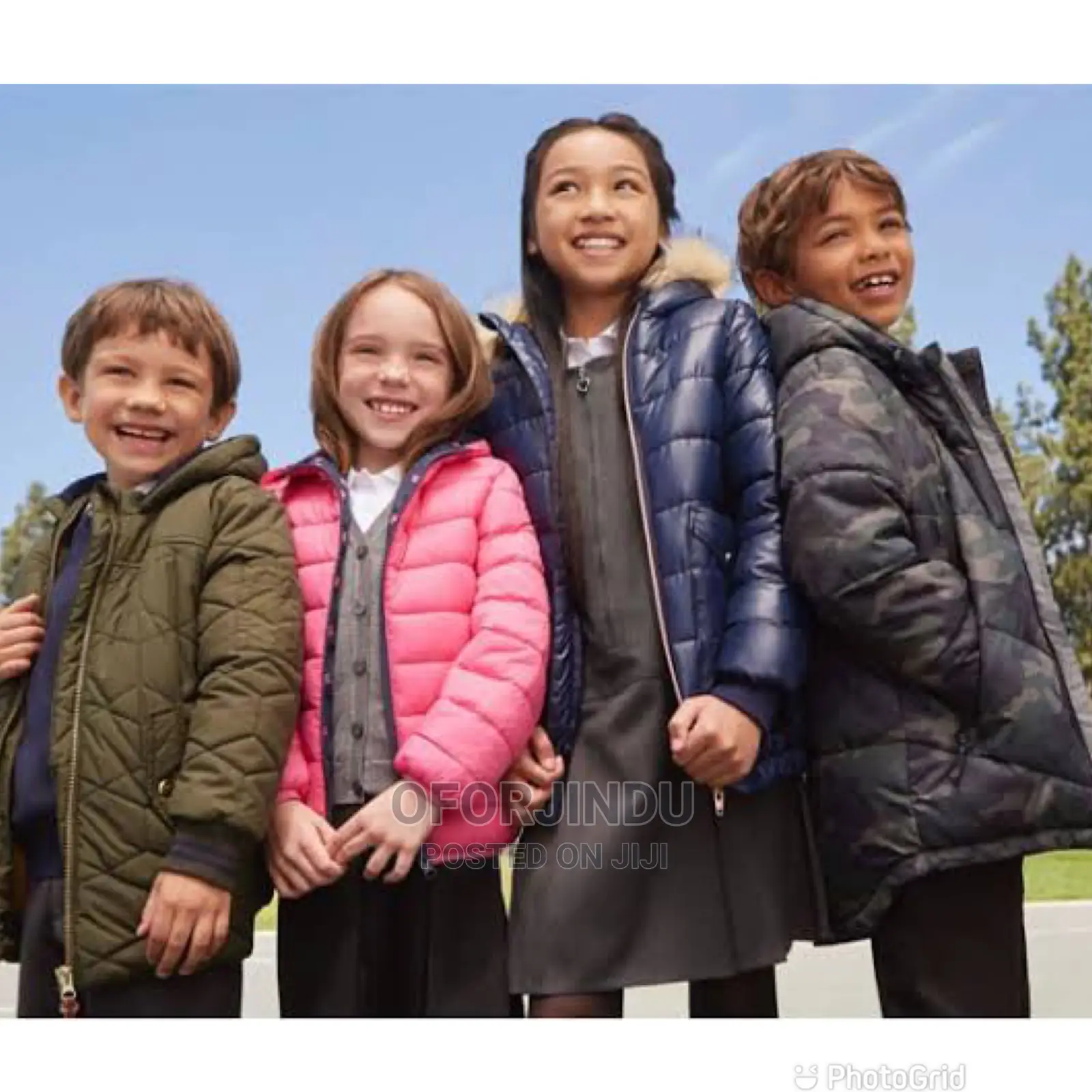 Children Winter Jacket Foreign Used Original