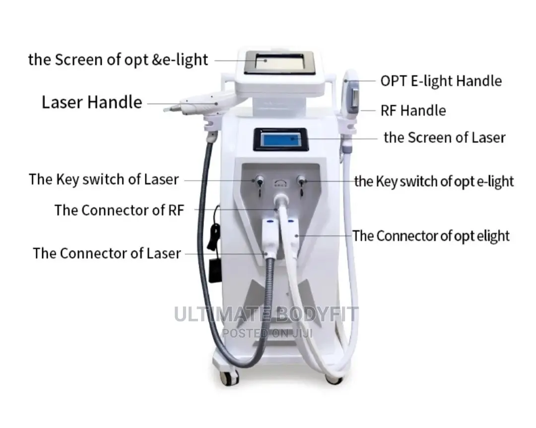 3in1 Multi OPT IPL YAG Laser Tattoo, Hair Removal Machine