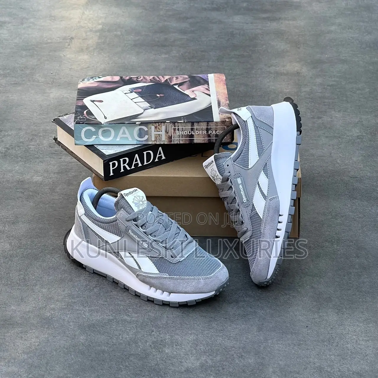 Original Reebok CL Runner Grey Sneakers Available