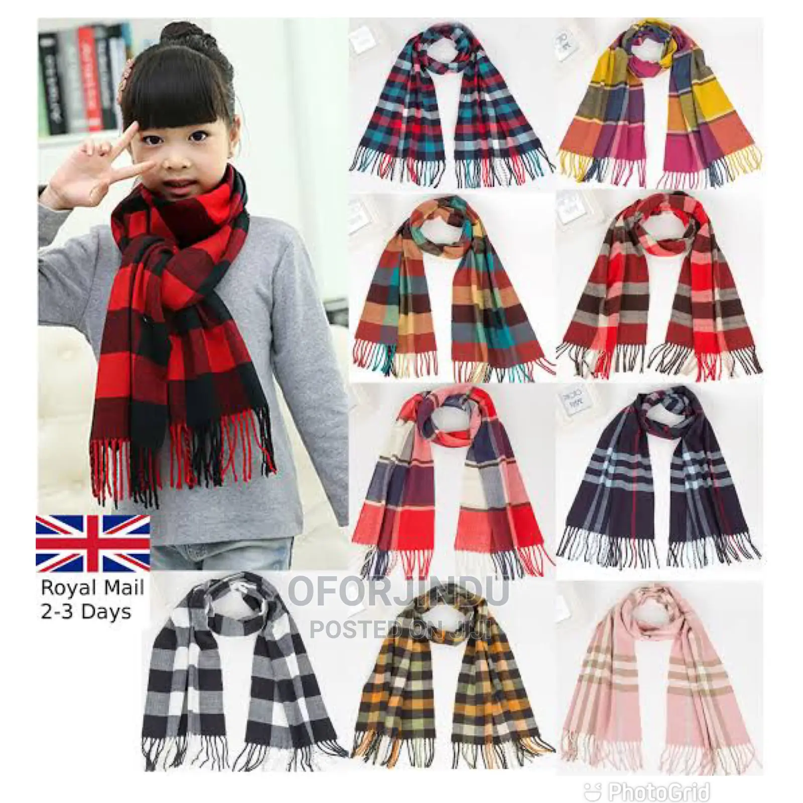 Children Winter Muffers Foreign Used Original