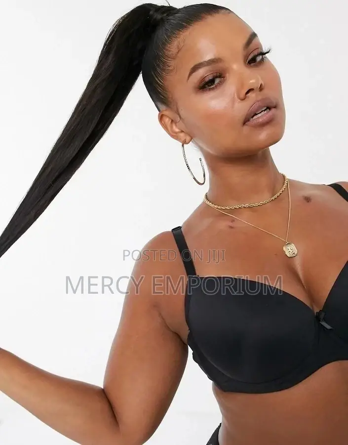 Size 40F Bra Black Bra, Wired and Foam Paded Black Bra