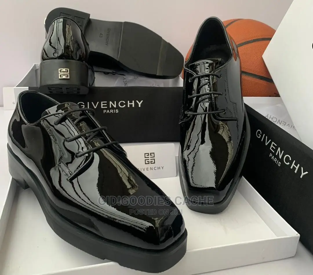 Givenchy Men's Black Neoprene Combat Boots