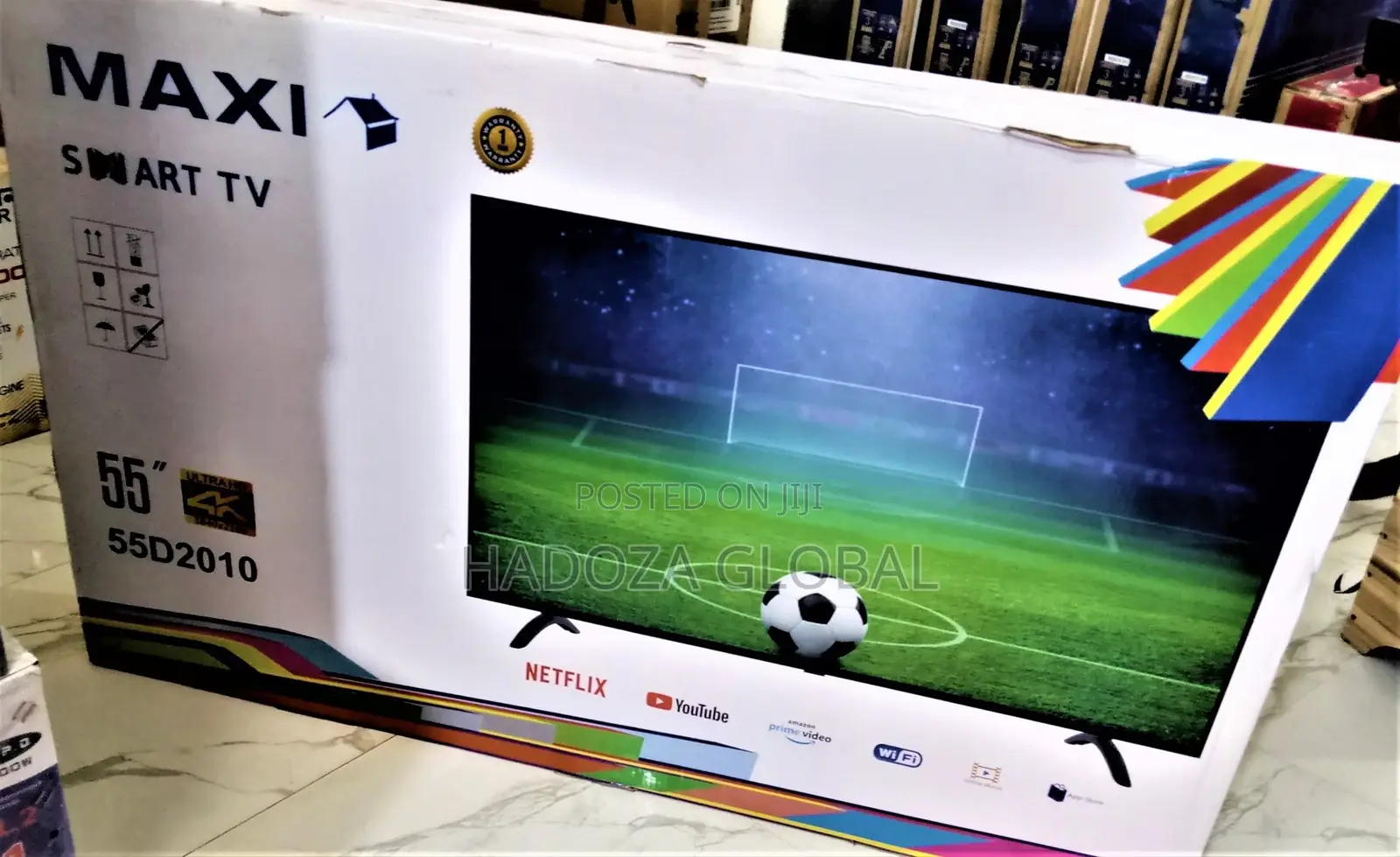 MAXI D2010s 55'' UHD SMART TV + Youtube