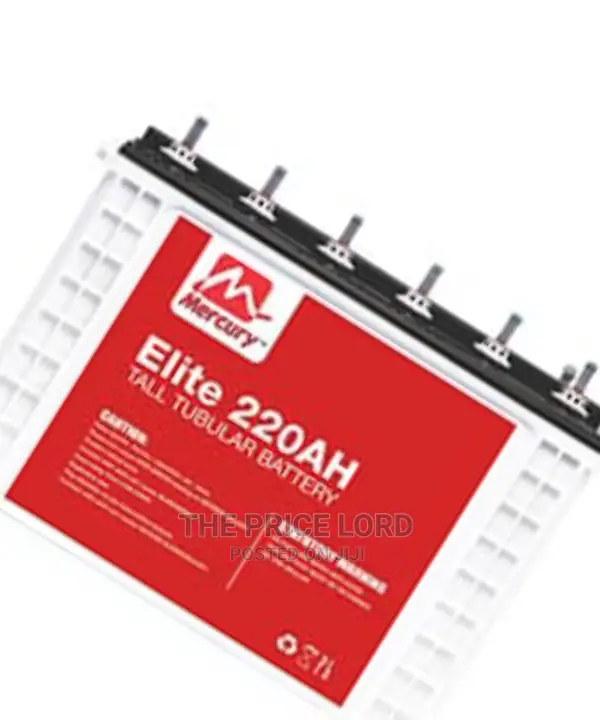 Mecury 220ahms Tubular Inverter Battery