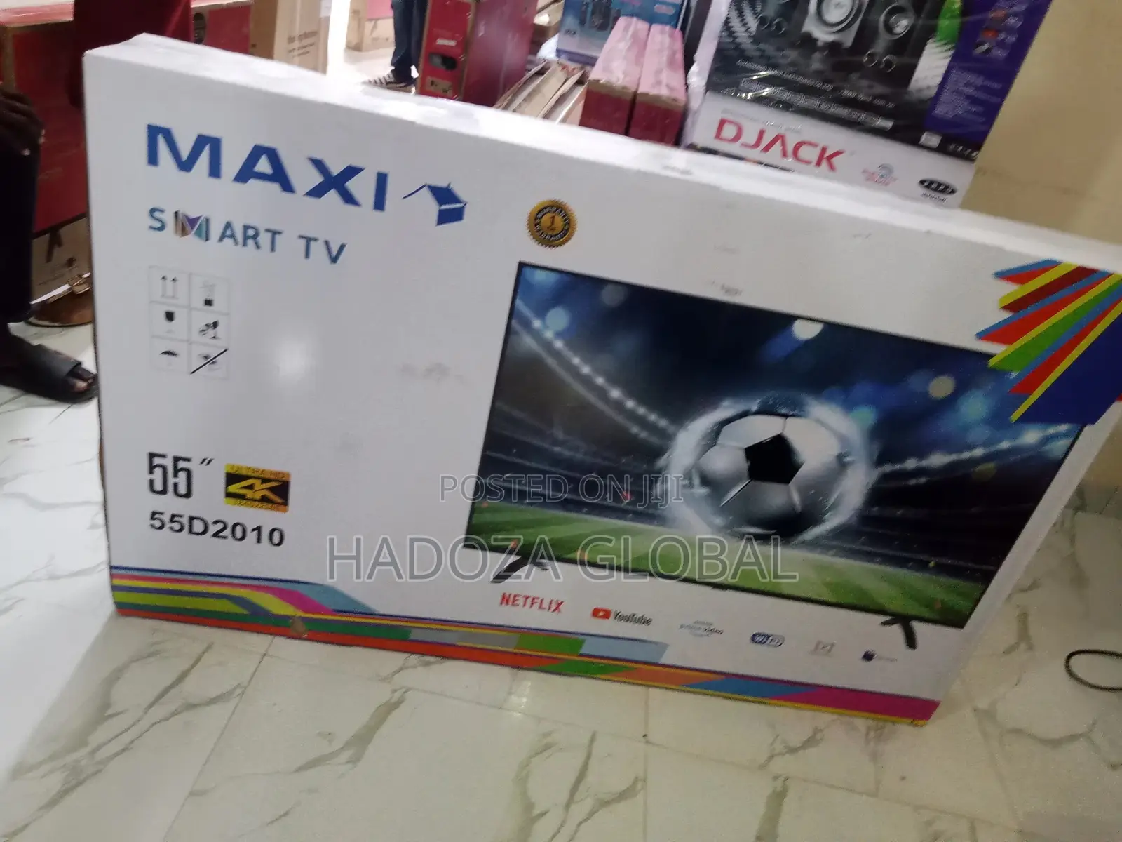 Maxi 55inches Wifi,Wireless Smart Tv