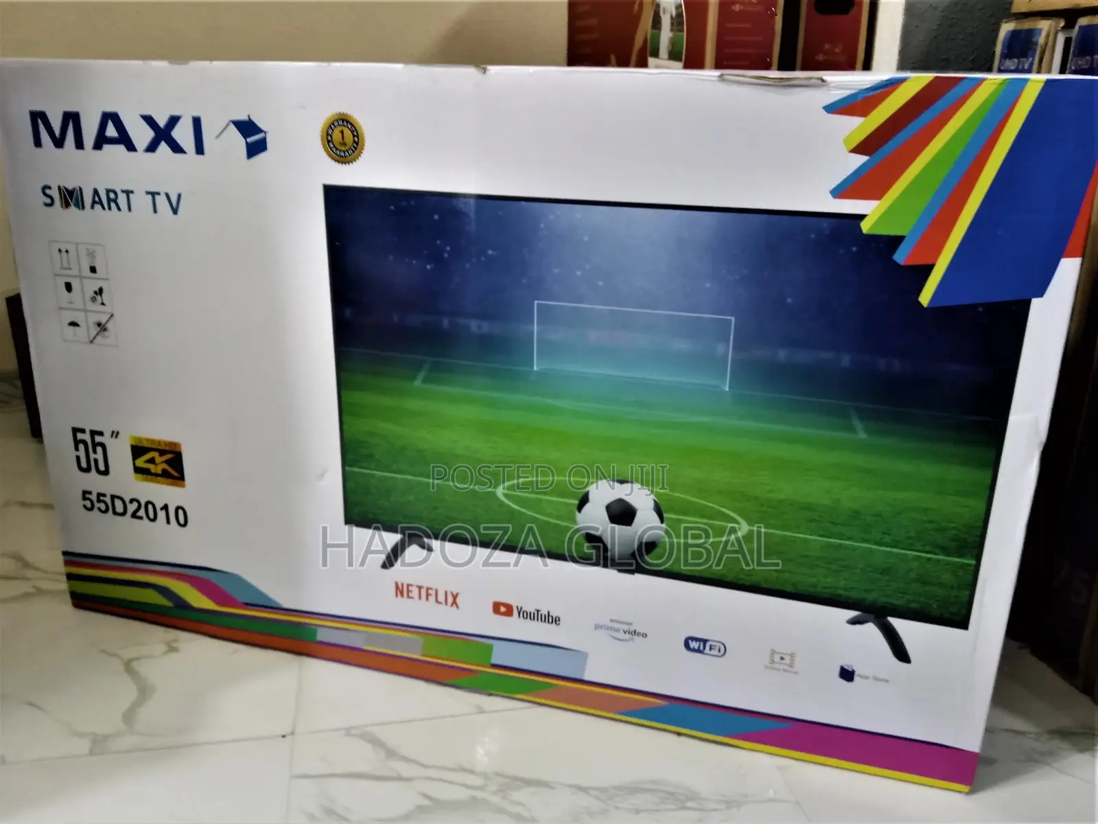 Maxi D2010S 55" Wifi ,Hdmi,Youtube Wireless Smart TV