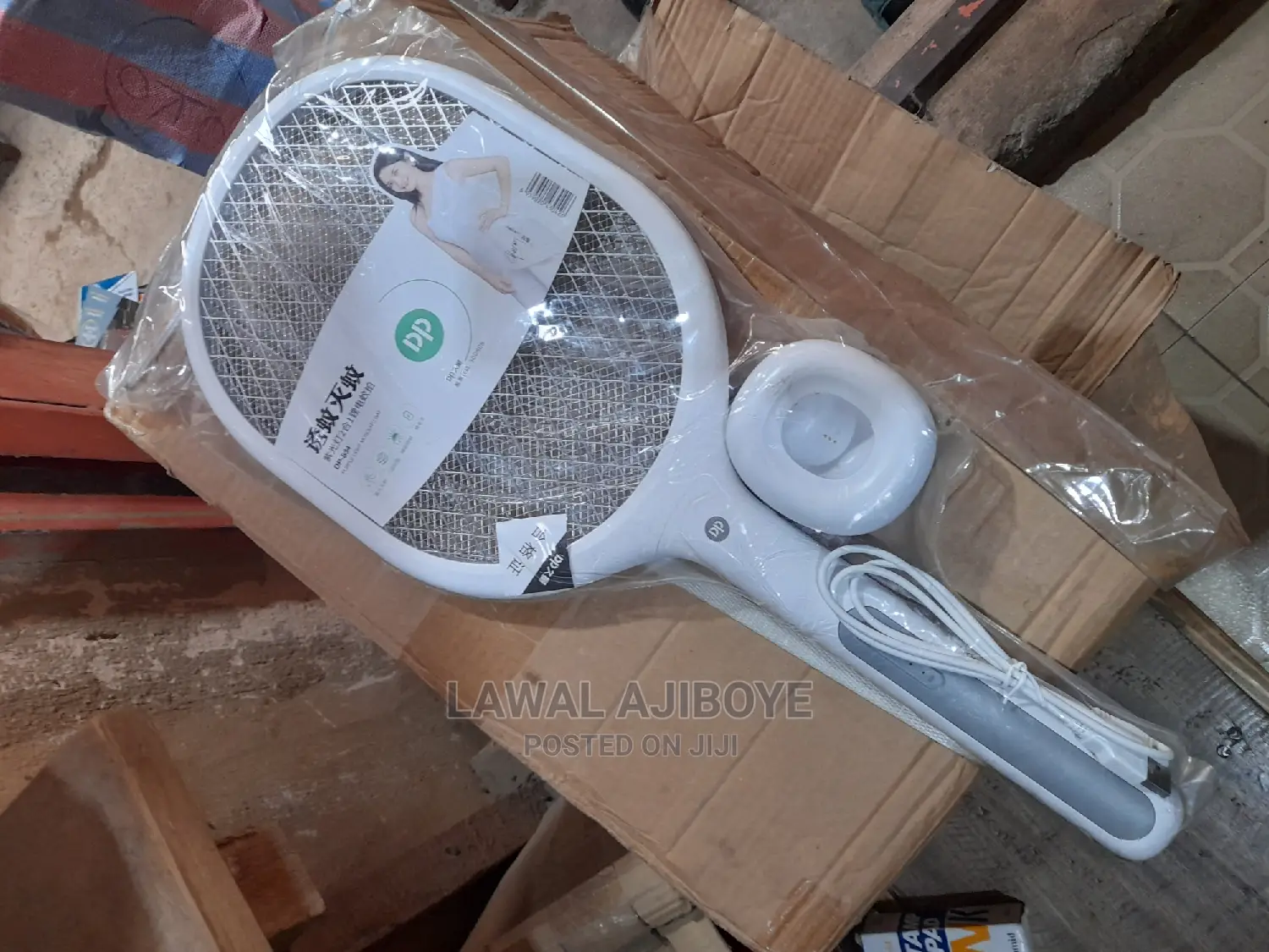 2 in 1 Electric Mosquito Killer Fly Swatter 3000v Flies DP