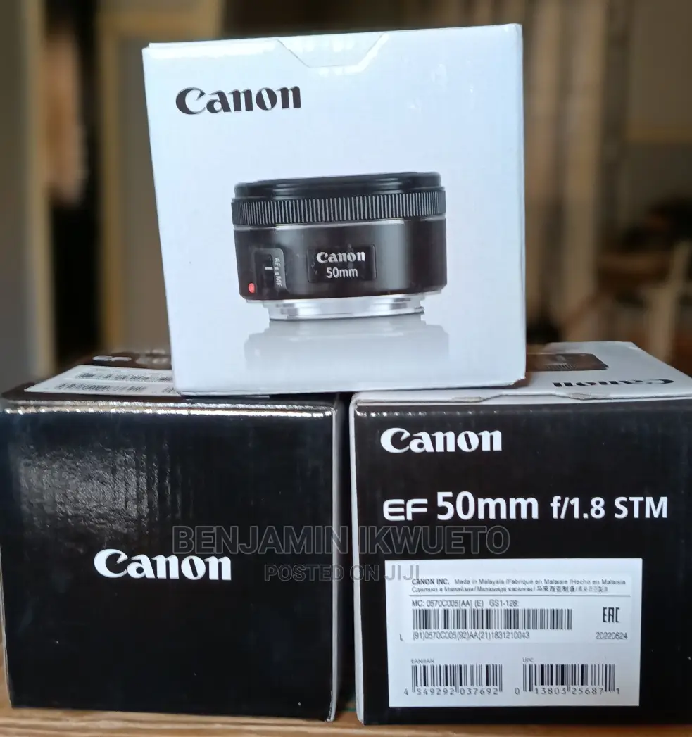50mm Canon Prime Lens F1.8