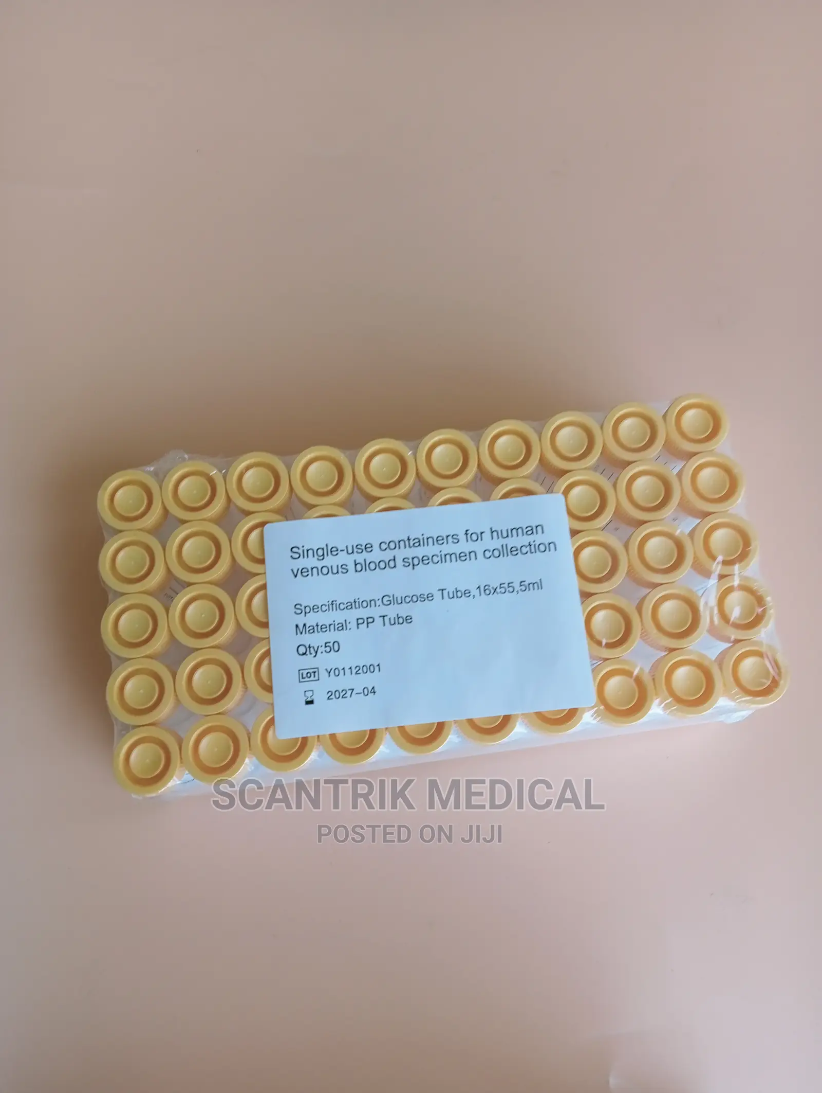 Fluoride Oxalate Laboratory Collection Tube