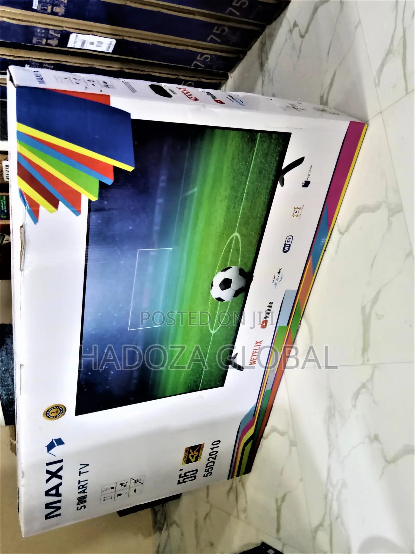 MAXI 55'' WIRELESS SMART TV +Wifi + Stream Netflix