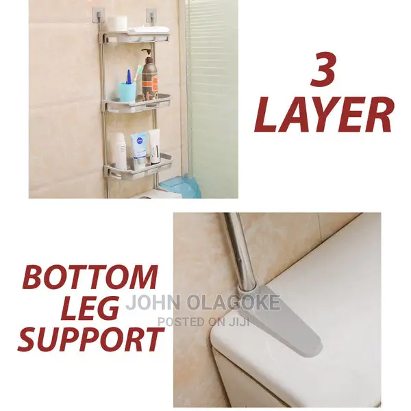 3 Layer Multilayer Bathroom/Kitchen Storage Shelf Rack