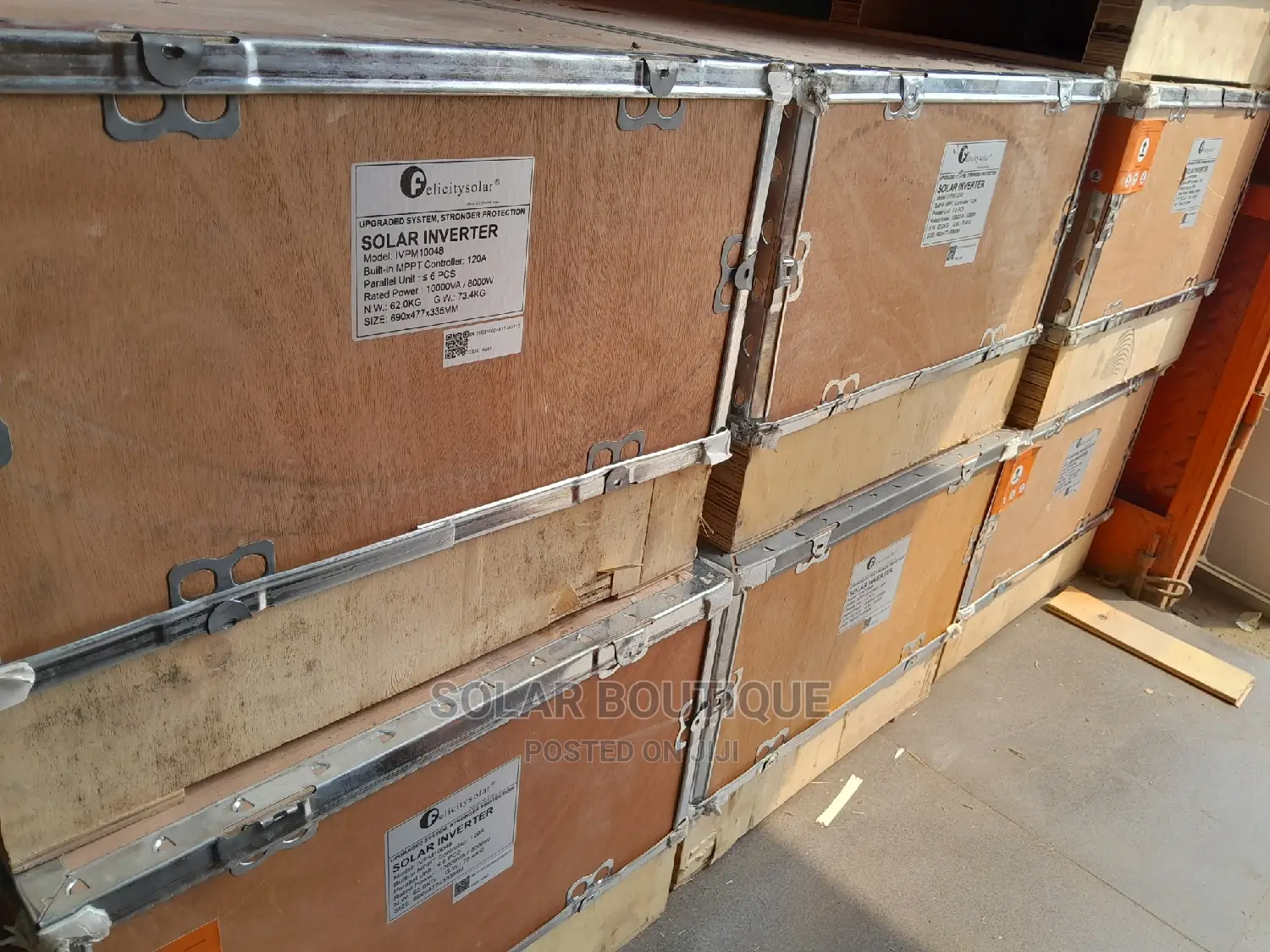 10kva 48v Felicity Hybrid Inverter With 80a MPPT Controller