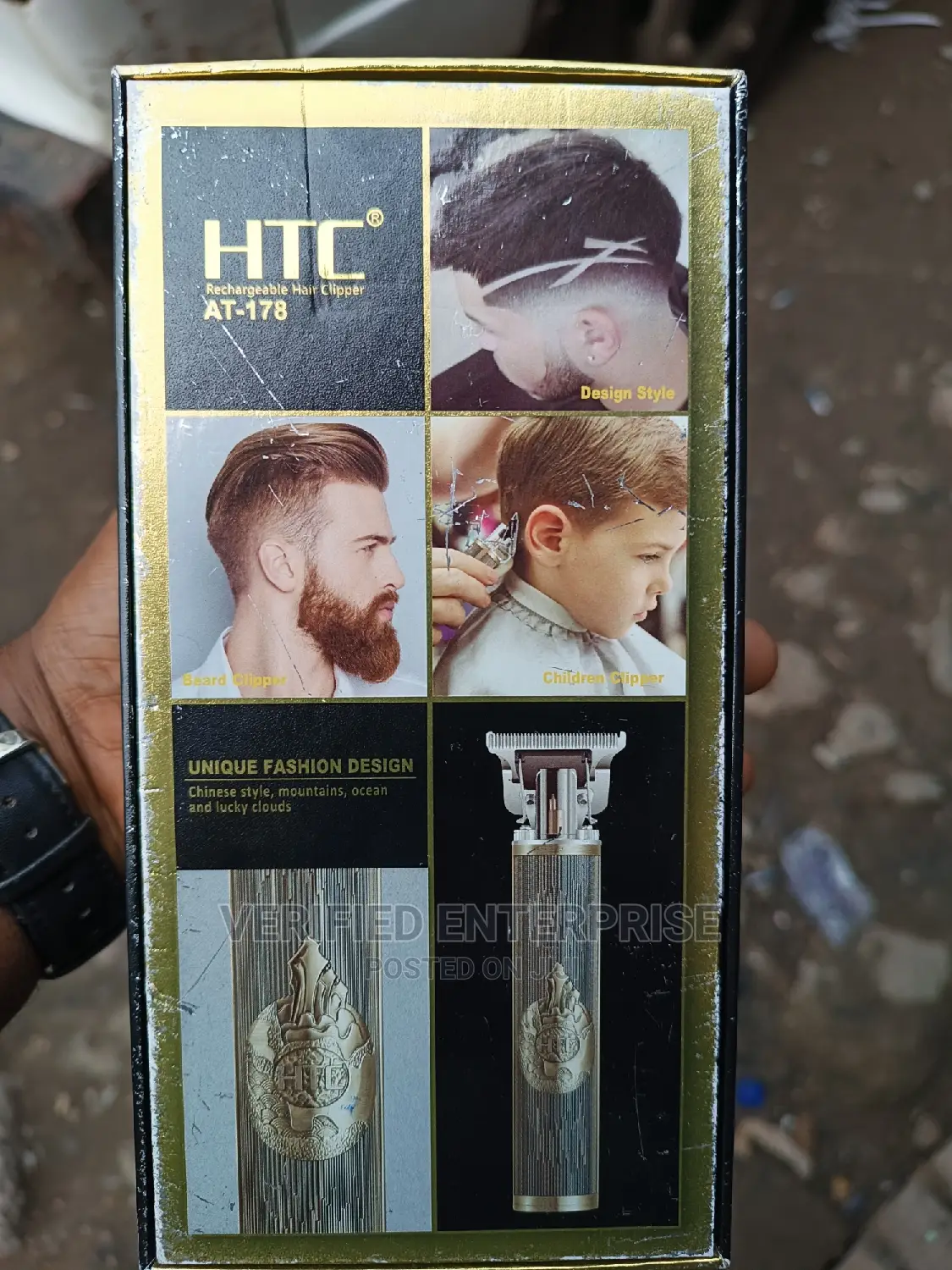 HTC Rechargeable Hair Clipper.