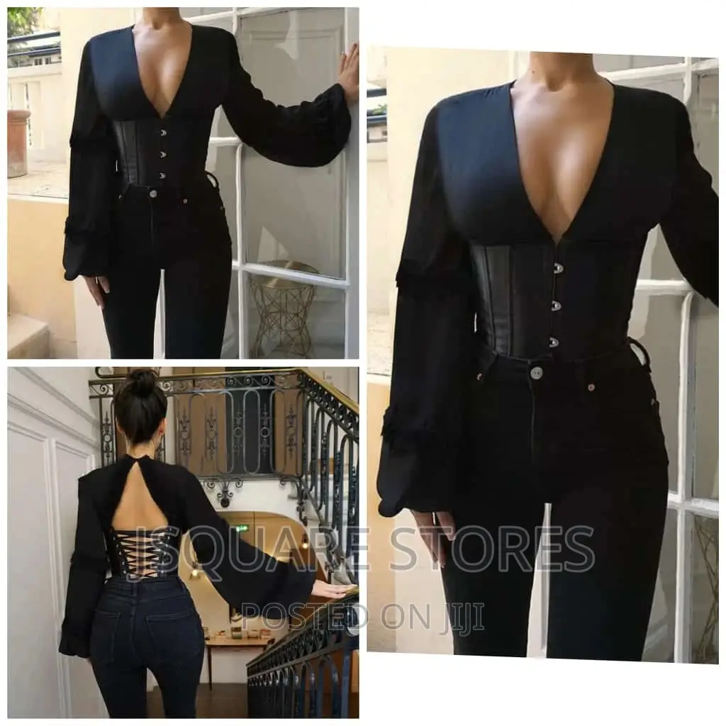 V-Neck Corset Top
