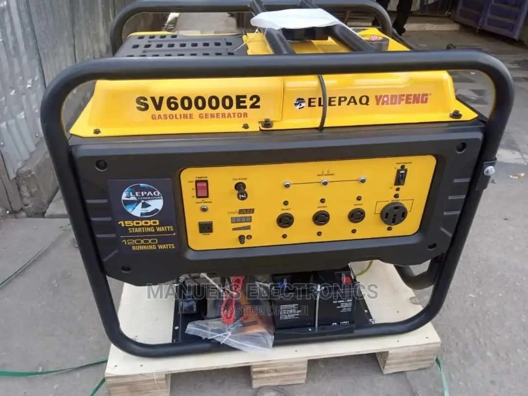 15kva Elepaq Two Cylinder Yaofeng Petrol Generator 100%