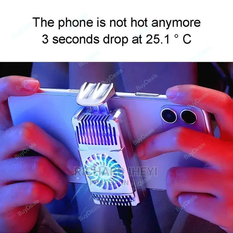 Mini Phone Radiator Cooling Fan Case