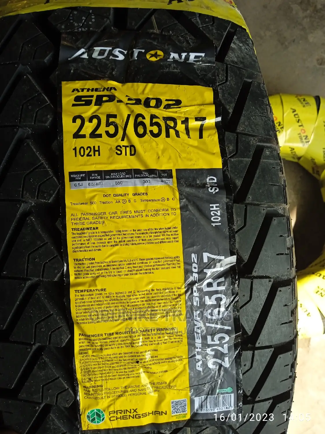 225/65r17 Austone Tyre