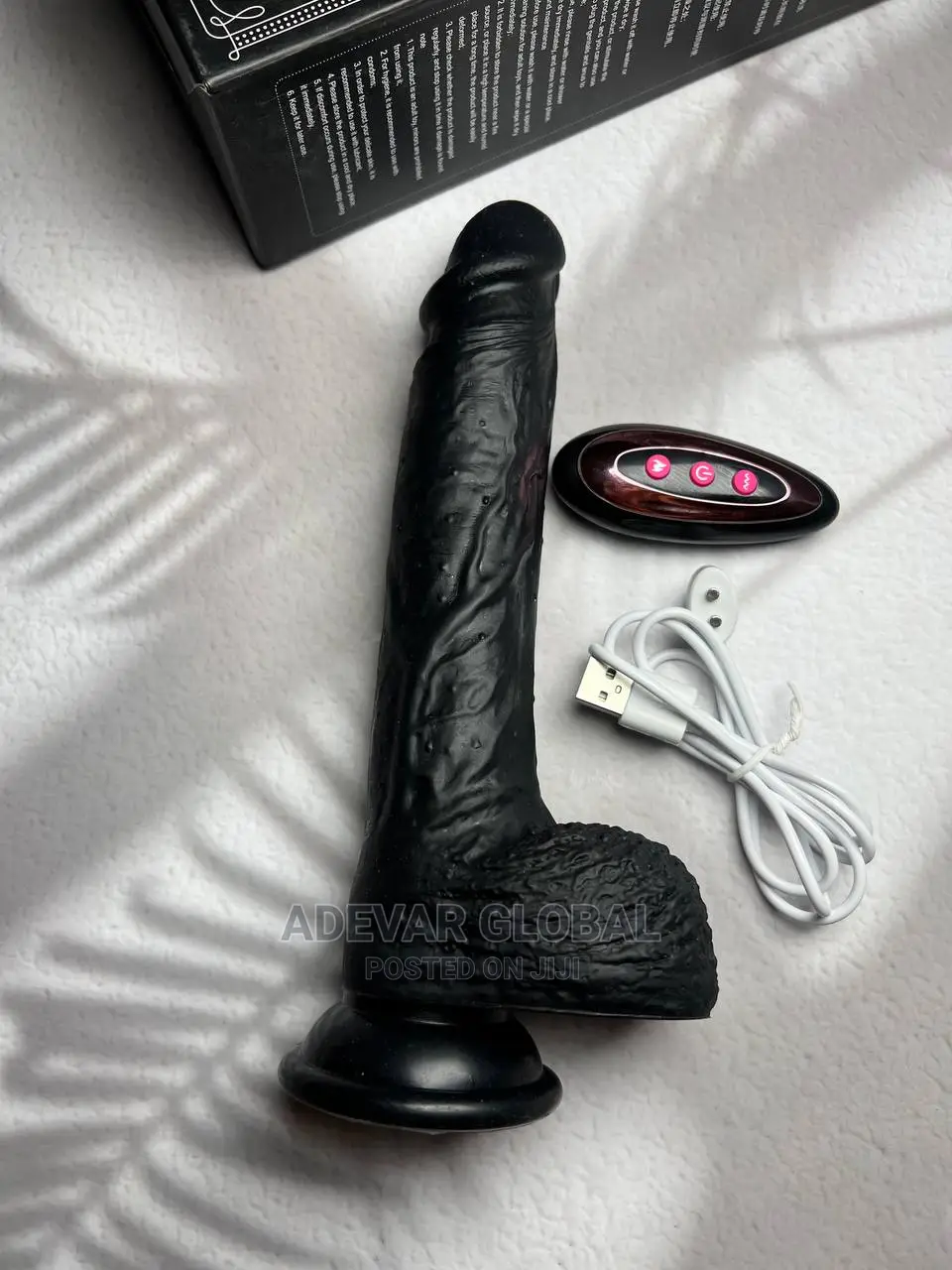 Black Near Fox Dildo Vibrator With Remote Women Sex Toy