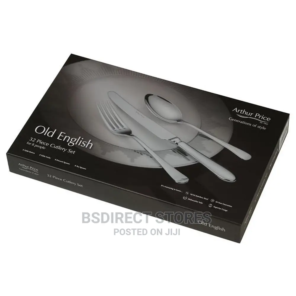 Arthur Price Old English Stainless Steel 32piece Cutlery Set