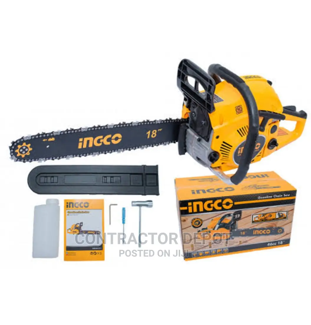 Ingco Gasoline Chain Saw 18" 450mm Output 1800W Gcs5451811