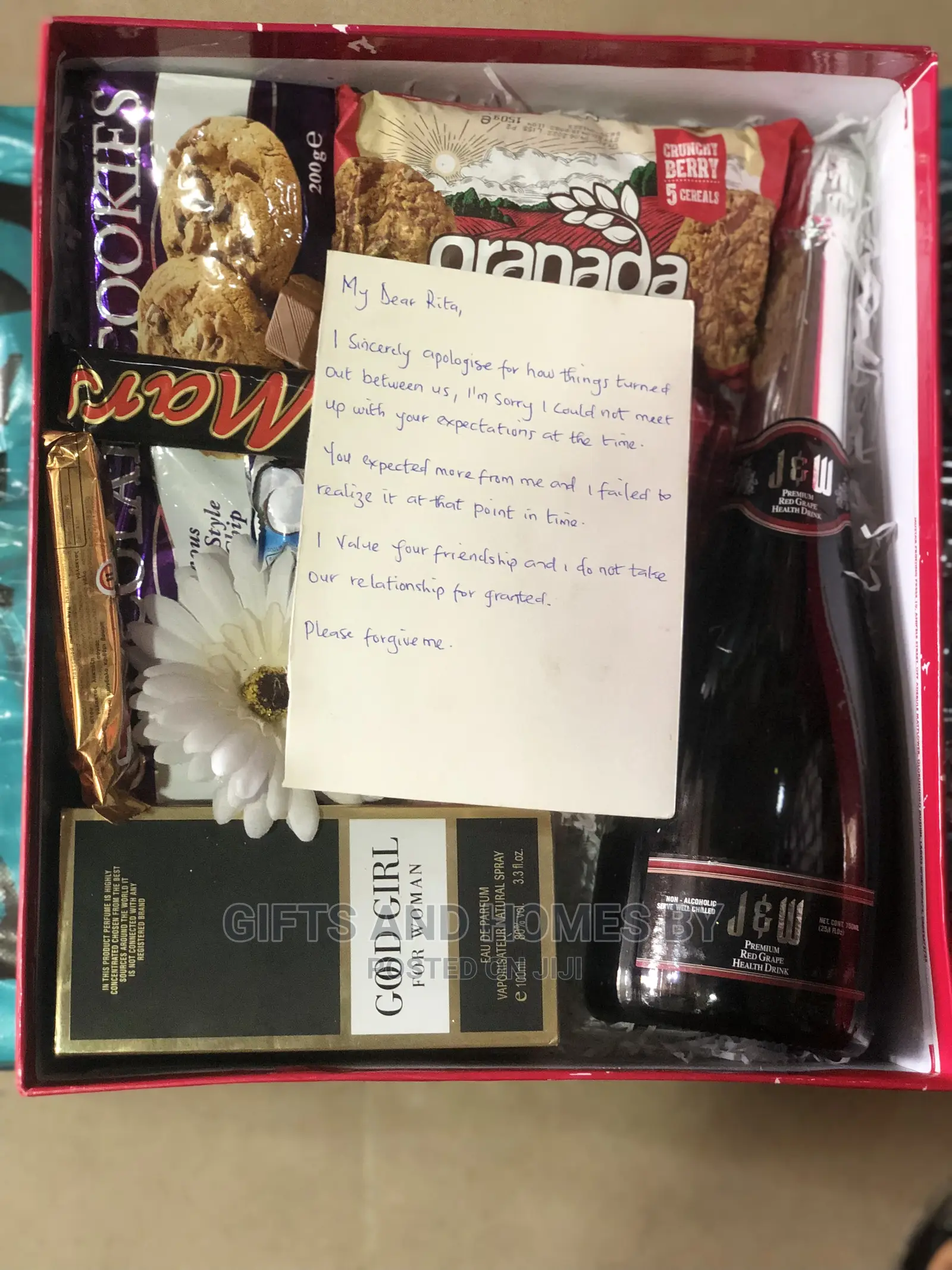 Apology Gift Box With Note
