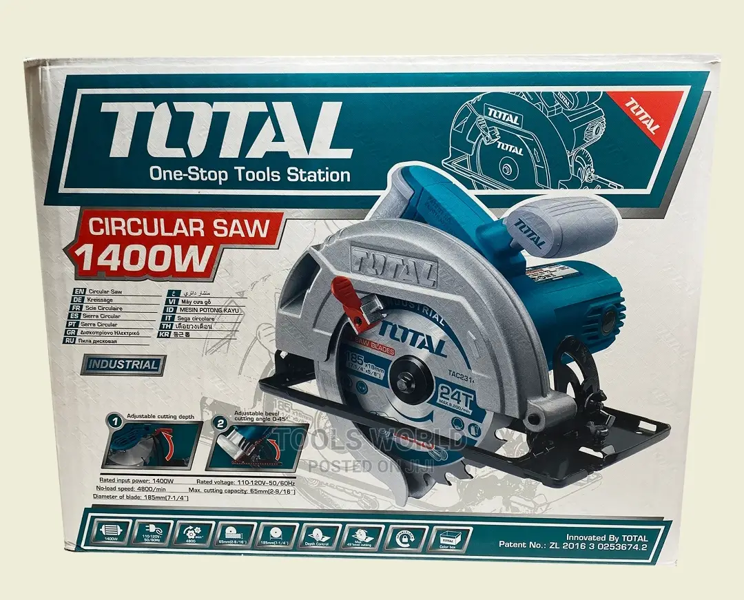 TOTAL 1400w Circular Saw