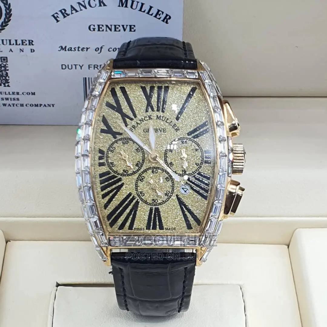 Original FRANCK MULLER Leather Strap Available in Store