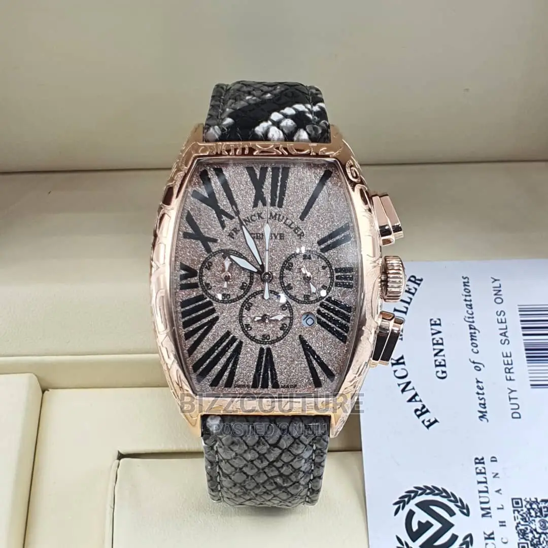Original FRANCK MULLER Leather Strap Watch Available Instore