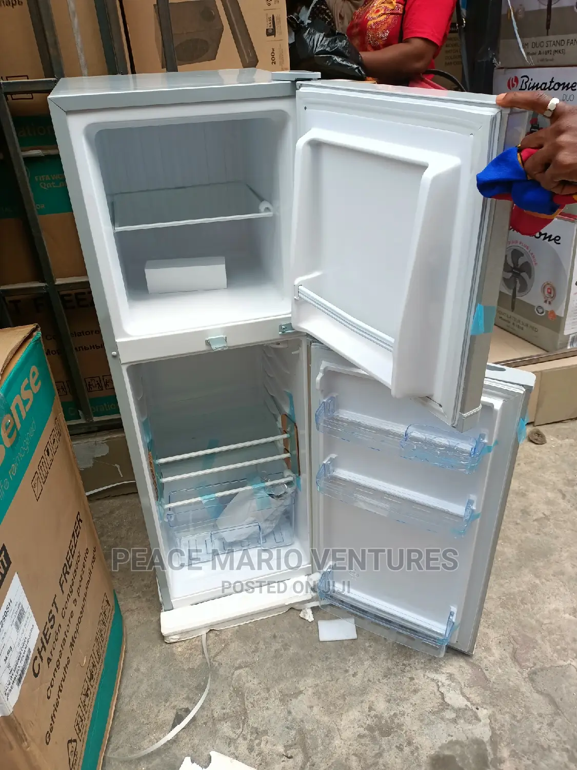 Lg Standing Refrigerator Double Door 135l With 2years Warnty
