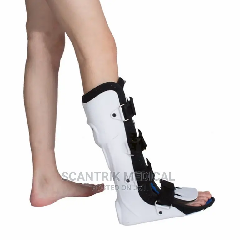 White Foot Orthosis Support Drop