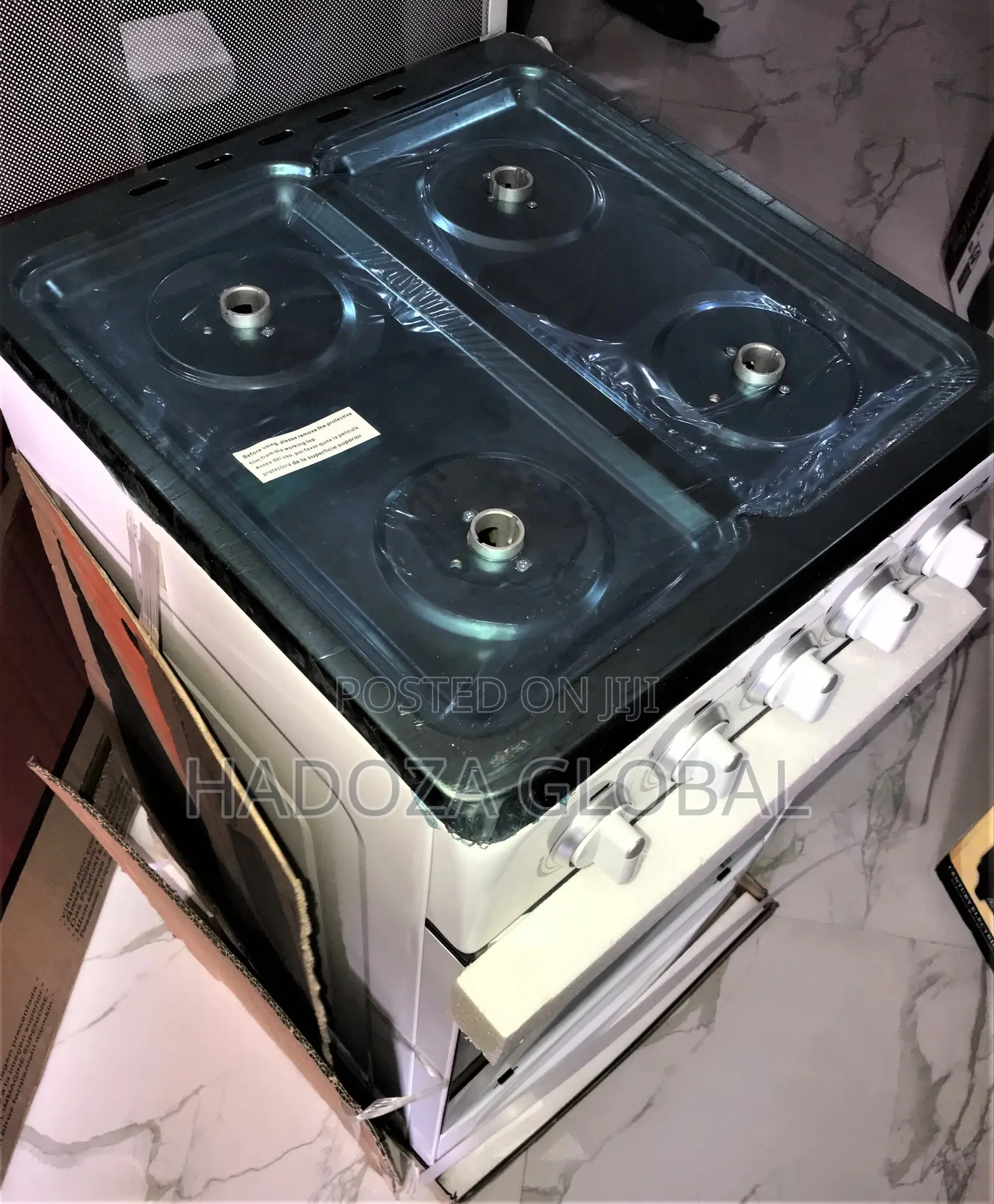 Royal Cooker 4 Burner Gas + Tray +Grill