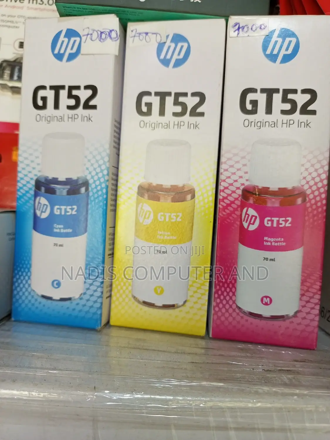 HP GT52 Original Color Ink Bottle