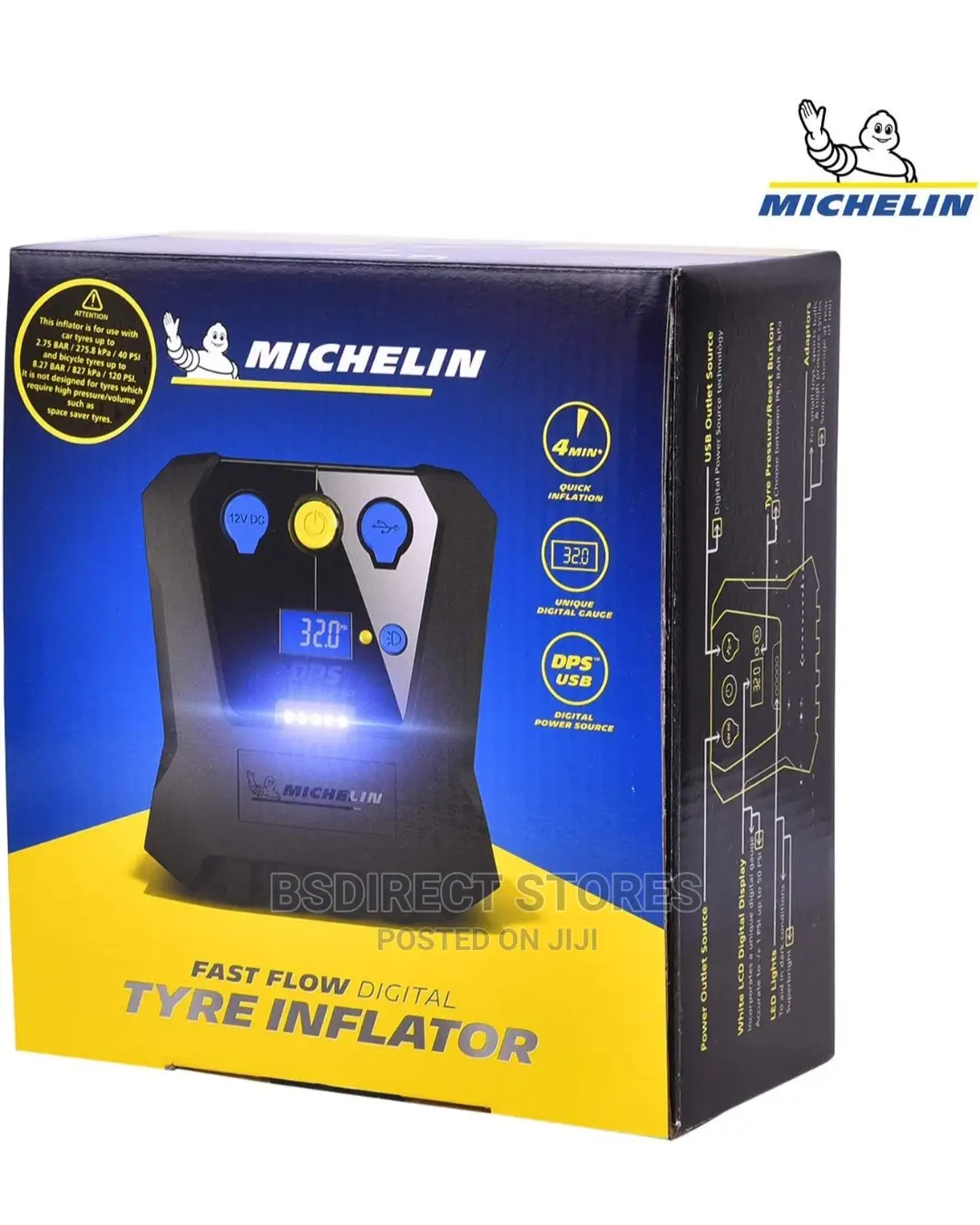 MICHELIN High Power Tyre Inflator Electric Air Compressor