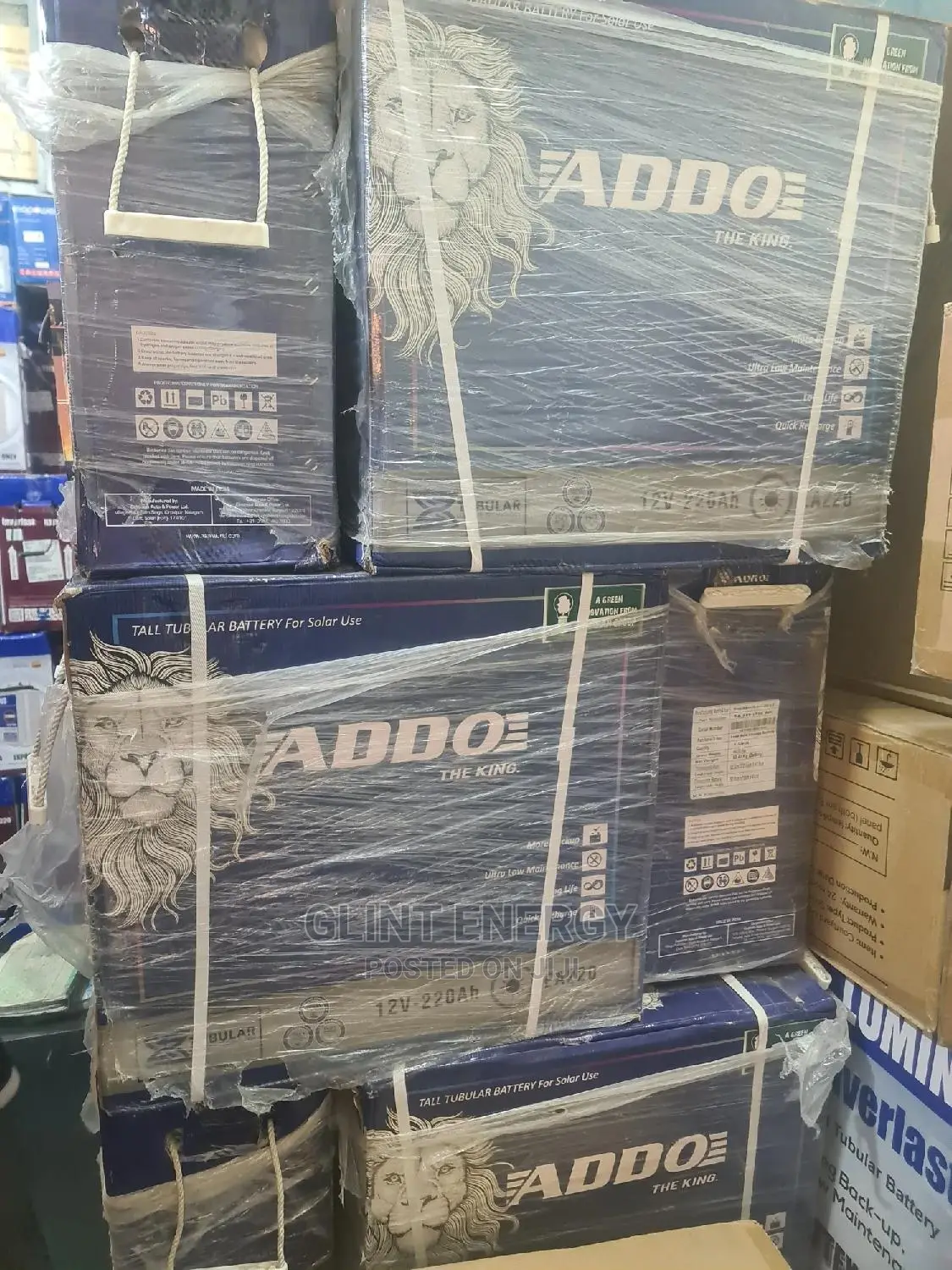 12v 220ah Addo Tubular Battery
