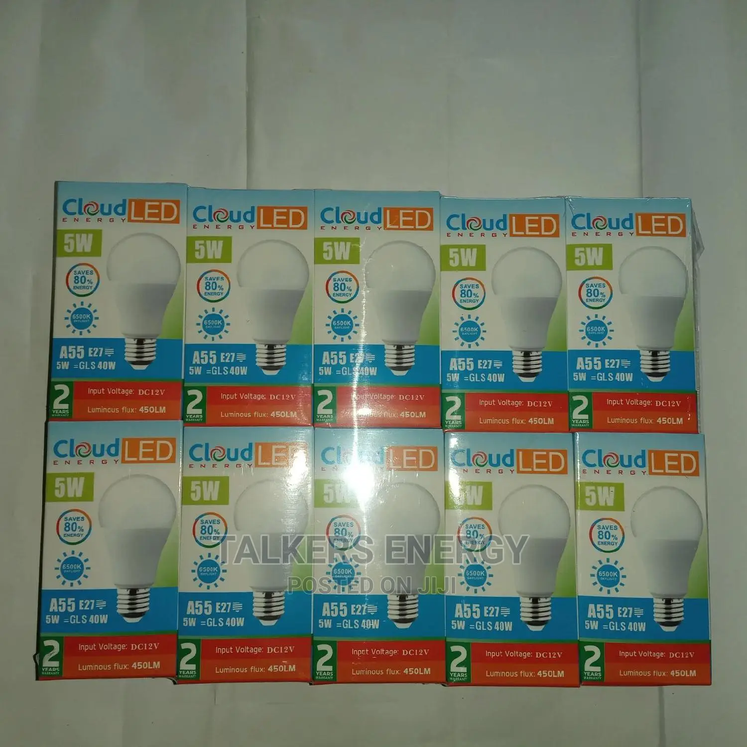 12V 5W DC LED Bulb Screw Type For Solar Lights Ht