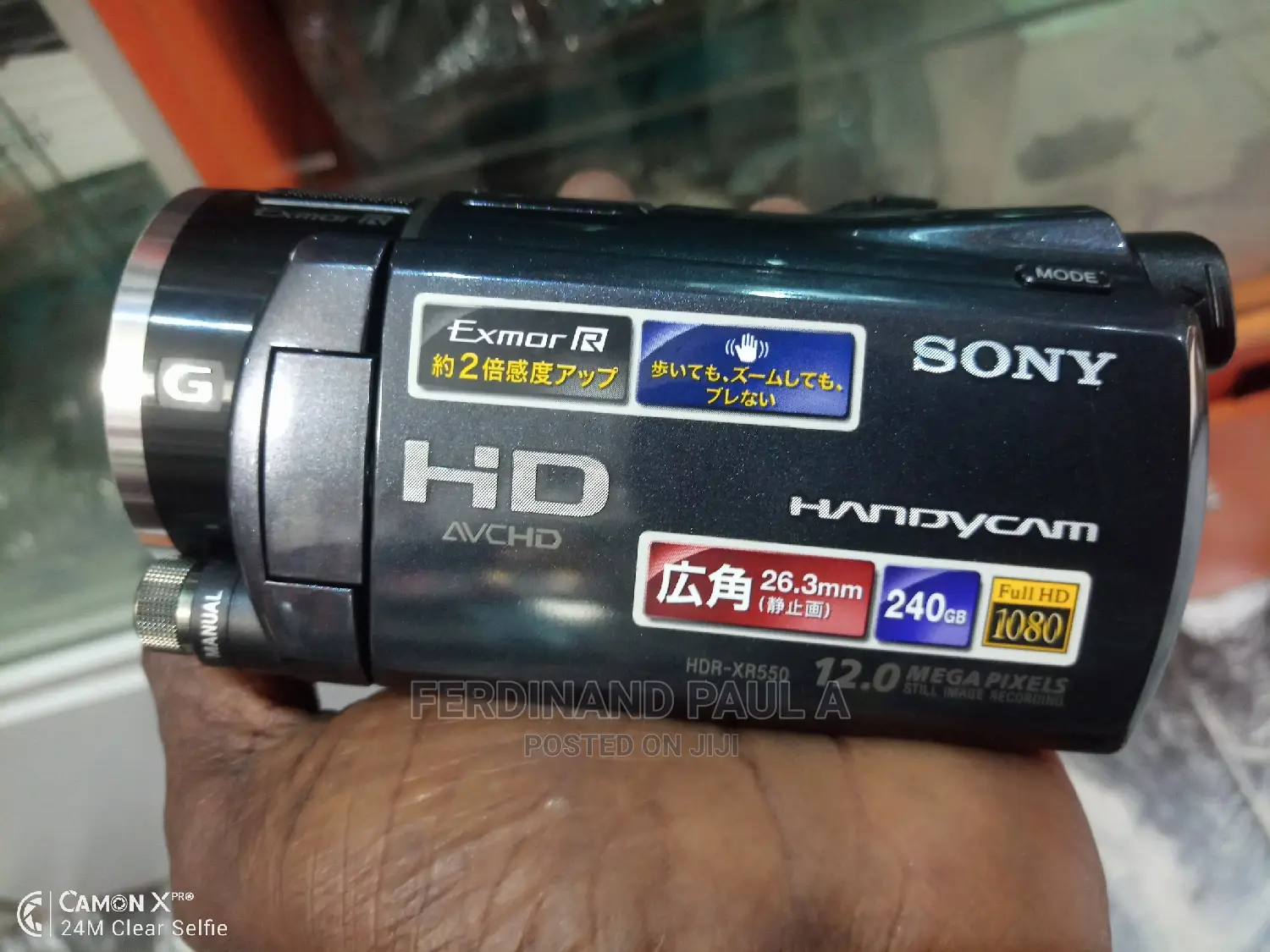 Sony Video and Photo Camera 240gb Harddisk and Sd Card