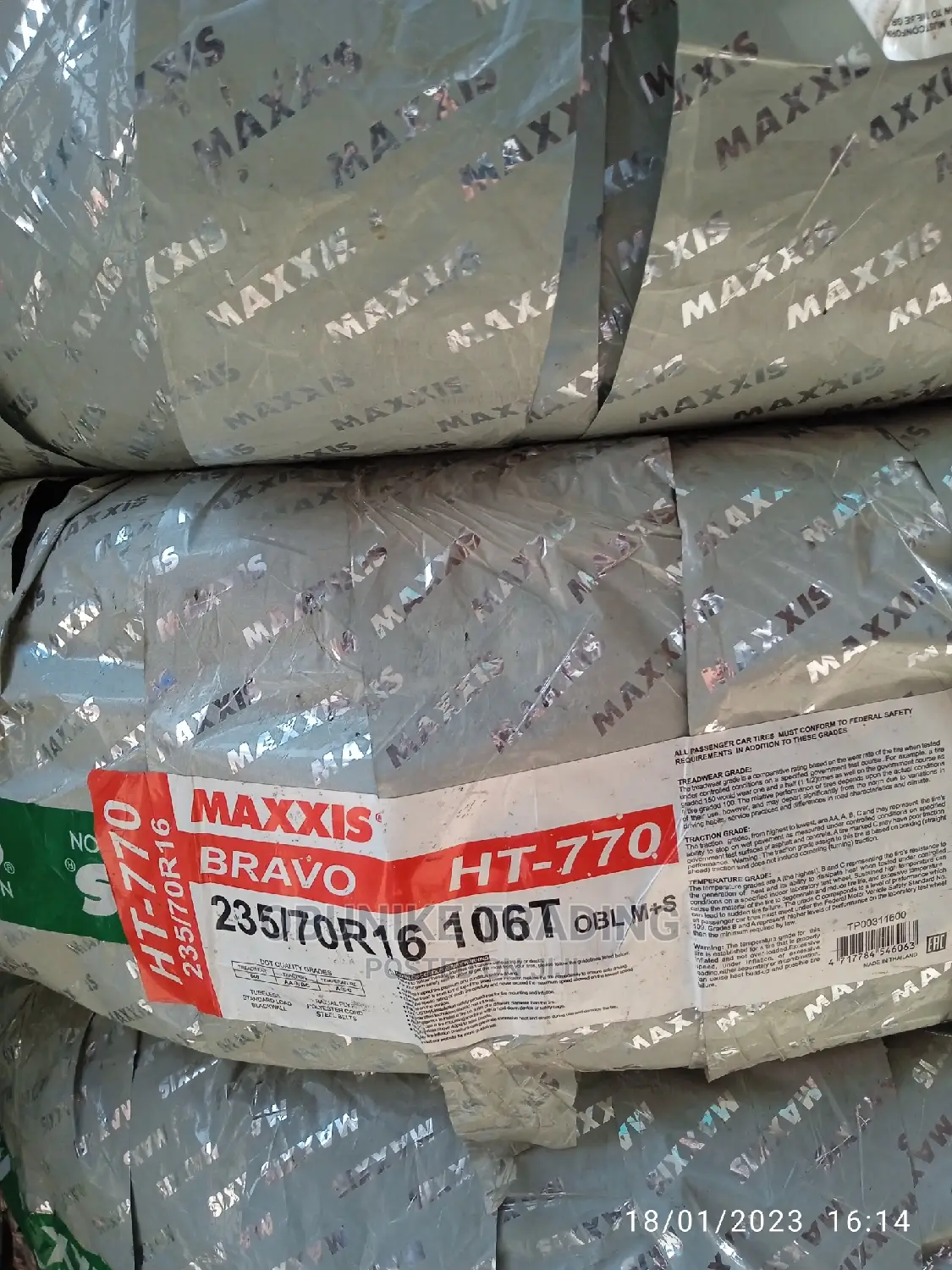 235/70r16 Maxxis Tyre.