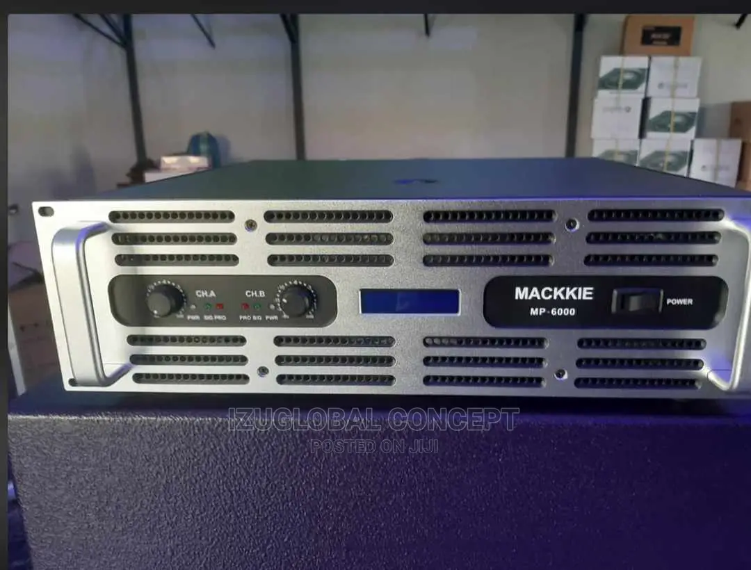 Mackkie Mp-6000watts Heavy Duty Power Amplifier