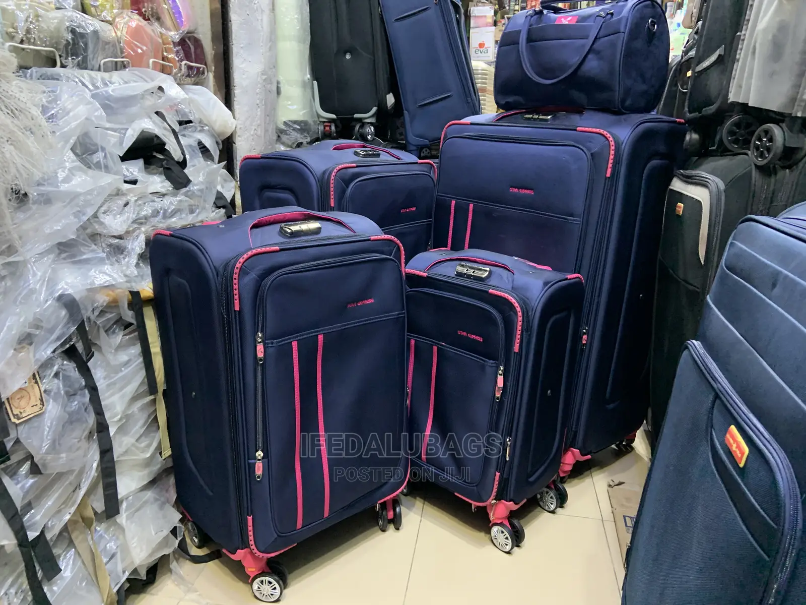 Set of Star Express Traveling Luggage With Detachable Tyres