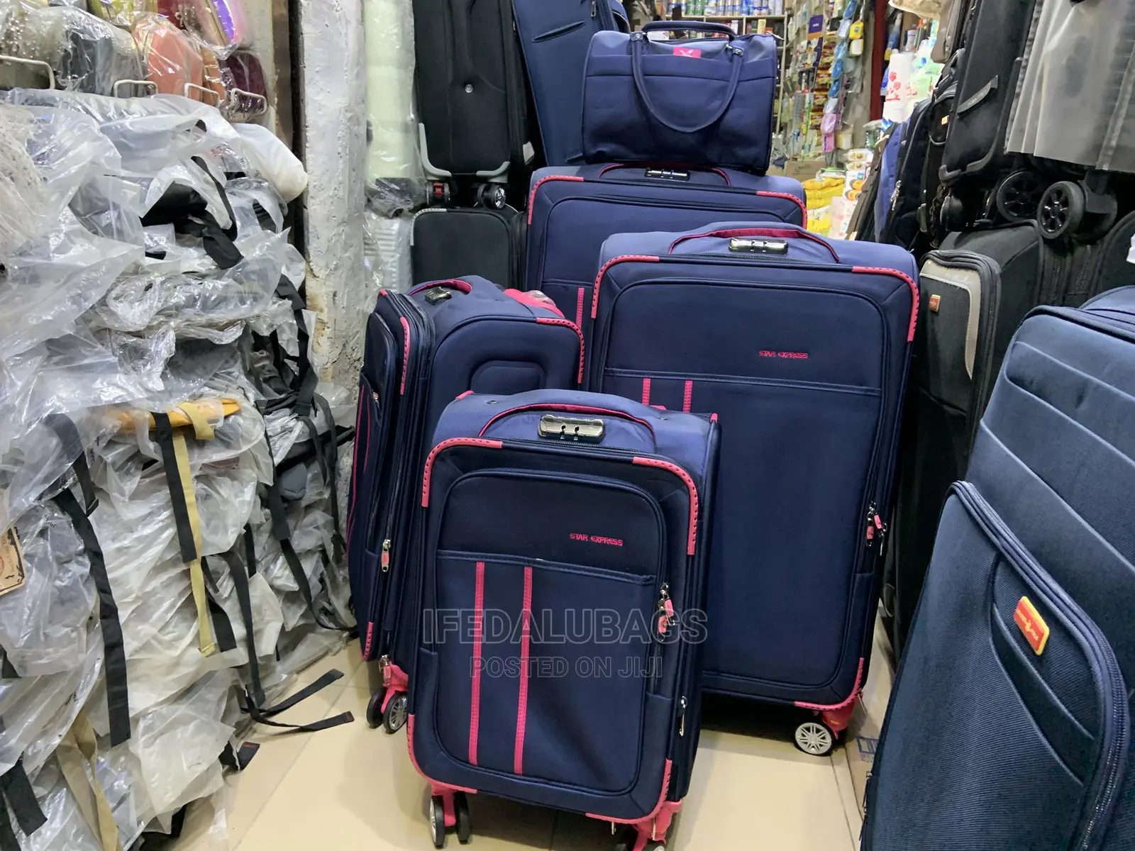 Set of Star Express Traveling Luggage With Detachable Tyres