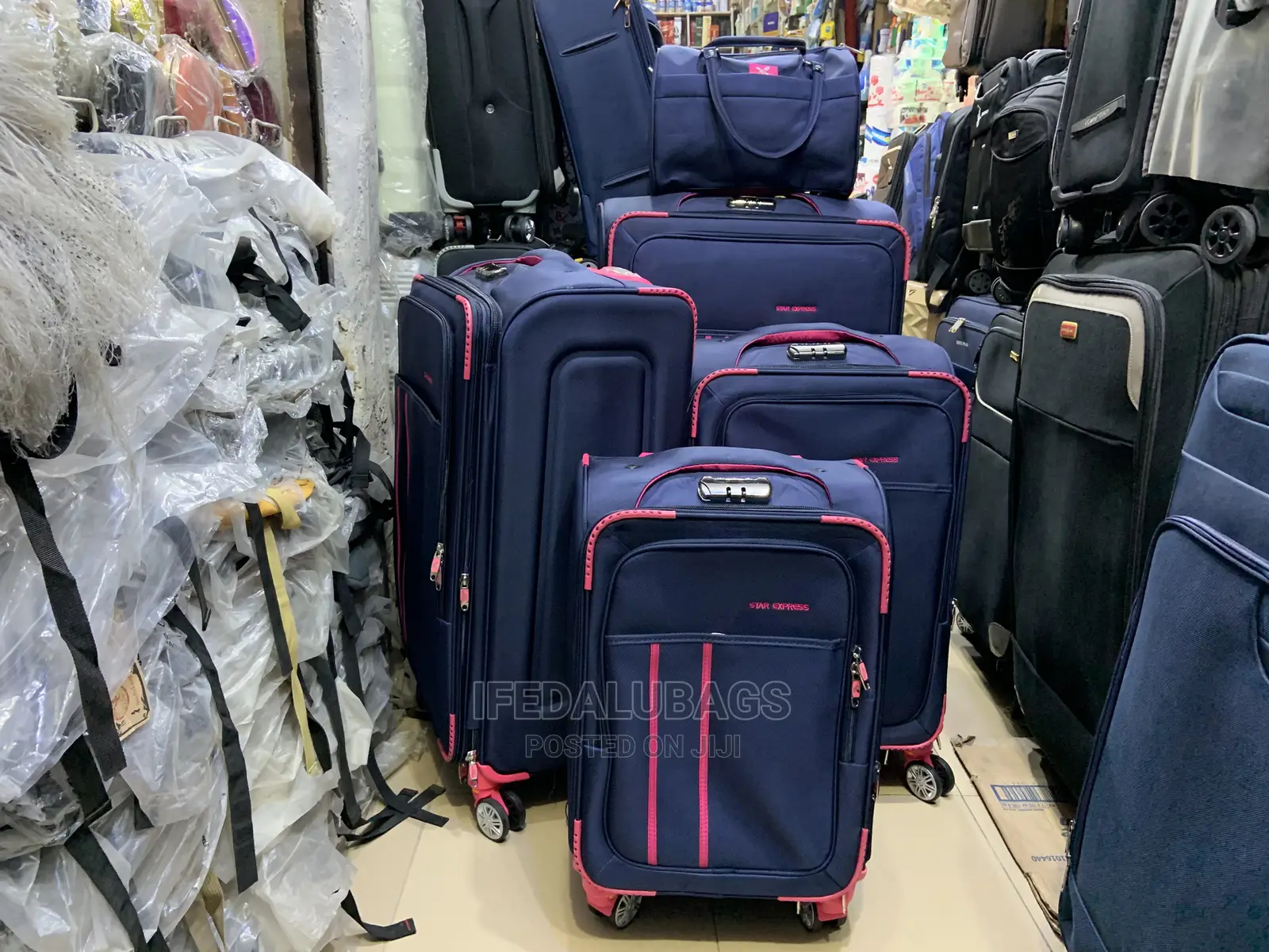 Set of Star Express Traveling Luggage With Detachable Tyres