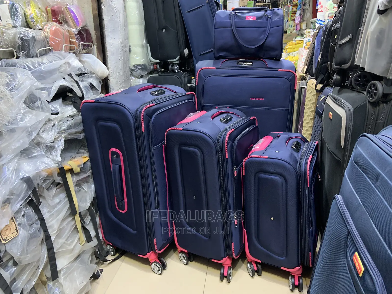 Set of Star Express Traveling Luggage With Detachable Tyres